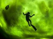 Asombrosas fotografías aurora boreal desde debajo hielo