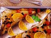 Lubina horno naranjas