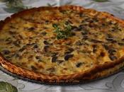 Quiche champiñones tomillo limón