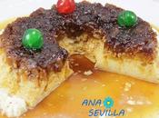 Flan huevo manzana caramelizada