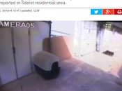 Misil palestino cerca viviendas Sderot.