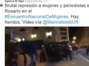 Brutal represión mujeres periodístas Rosario