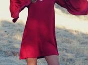 Vestido mangas acampanadas