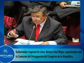 Ante Comisión Presupuesto Congreso: PLANIFICAR INVERSIONES SALUD EDUCACIÓN PROPONE GOBERNADOR REGIONAL LIMA...