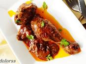 Pollo cazuela tomate ceps