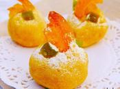 Panellets coco naranja canela huevo)