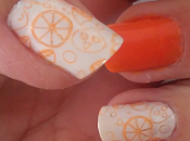 Manicura naranja