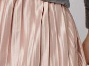 tendencia: Faldas plisadas Metalizadas