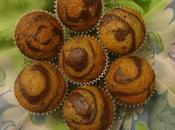 Muffins zebrés banane banana zebra muffins cebra مافن الموز مخطط بالكاكاو