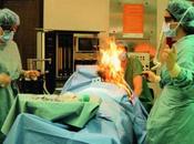 pedo paciente crea gran incendio durante cirugía láser
