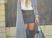 Grey trench coat