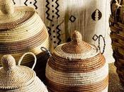 Deco: Cestos bandejas inspiración africana