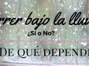Corriendo bajo lluvia