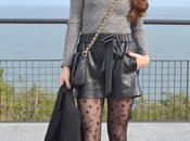 Jersey lace short polipiel