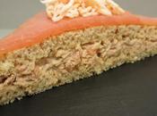 Sandwich atún salmón ahumado