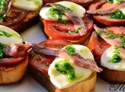 Tostada mozzarella tomate