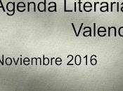 Agenda Literaria Valencia Noviembre 2016