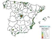 España: Mapa emisiones Tráfico (Inventario EMEP 2014)