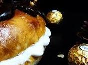 Roscón nata chocolate