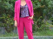 Pink suit outfit