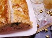 Pastel hojaldre salmón