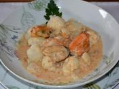 Coliflor mejillones