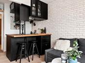 cocina negro para 20m2