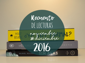 Recuento Noviembre Diciembre 2016