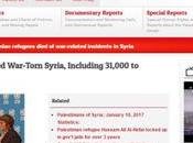 auténtica limpieza étnica palestinos Siria.