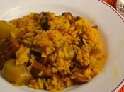 Arroz níscalos alcachofas