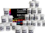 Conociendo material: Brusho Crystal Colour