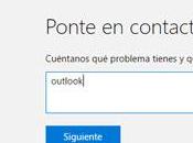 Como ponerte contacto Outlook directamente para resolver problema