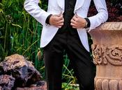Esmoquin combinado blanco-negro (slim fit)