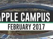 Apple Campus drone view