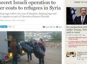 (secreta) operación Israel para llevar abrigos refugiados sirios.