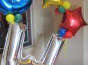 Cuatro imagenes arreglos fiestas infantiles globos