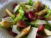 Ensalada uvas queso peras