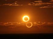 Eclipse solar anular: anillo fuego #Argentina #Chile