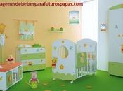 Modernas ideas decoracion cuartos para bebes mujeres