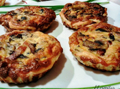 Mini quichés champiñones panceta curada