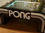 Mira esta mesa homenajea clásico Pong, ¡con música puertos USB!