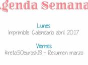 Agenda Semanal 27/03 2/04
