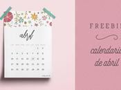 Freebie: Calendario Abril