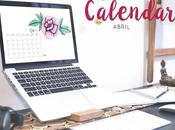 Freebie:Calendario Abril