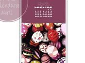Fondo pantalla calendario abril 2017: huevos Pascua... chocolate