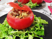 TOMATES RELLENOS REVUELTO SETAS (Receta Karlos Arguiñano)