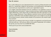 Teaching Assistant Cover Letter Samples