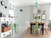 Ambiente moderno toque menta