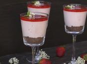 Mousse Chocolate Blanco Fresas