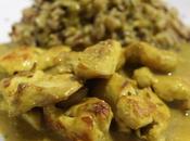 Arroz pollo curry